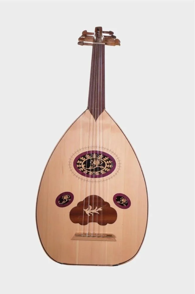 عود تعليمي مع دساتين إرشادية Beginner Acoustic Oud - Easy Play & Pure Sound - Image 1